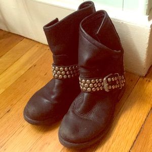 Steve Madde Boots Size 5.5 Black